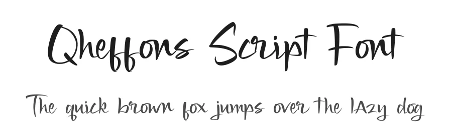 Qheffons Script Font by Dhabee — Serif Font