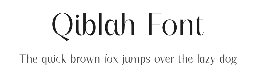 Qiblah Font by Storytype — Sans Serif Font