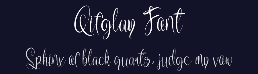 Qifglay Font by khalwastudio — Script Handwritten Font — thumbnail 2