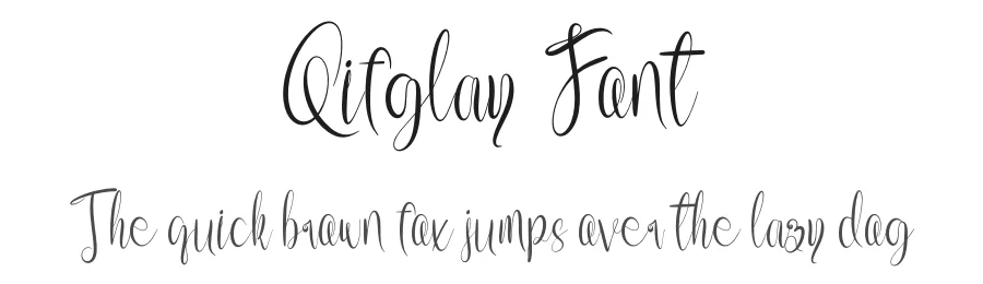 Qifglay Font by khalwastudio — Script Handwritten Font