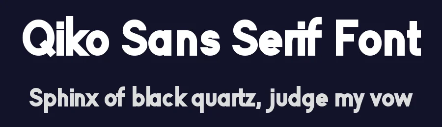 Qiko Sans Serif Font by Seemly Fonts — Sans Serif Font — thumbnail 2