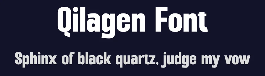 Qilagen Font by TypeLogue — Sans Serif Font — thumbnail 2