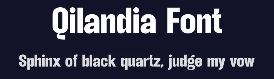 Qilandia Font by TypeLogue — Sans Serif Font — thumbnail 2