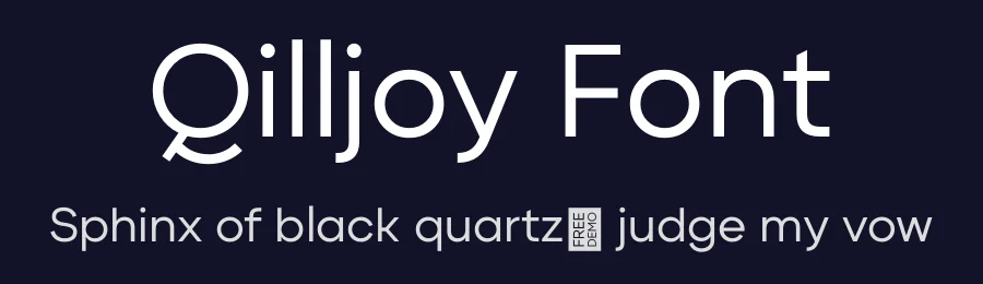 Qilljoy Font by Slava Antipov — Sans Serif Font — thumbnail 2