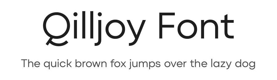 Qilljoy Font by Slava Antipov — Sans Serif Font