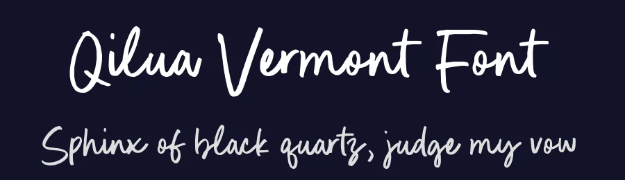Qilua Vermont Font by Timur type — Script Handwritten Font — thumbnail 2