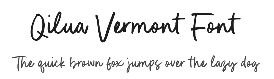 Qilua Vermont Font by Timur type — Script Handwritten Font
