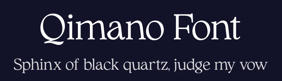 Qimano Font by letterenastudios — Serif Font — thumbnail 2