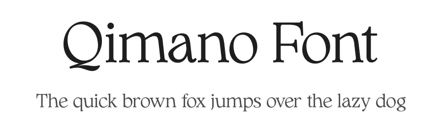 Qimano Font by letterenastudios — Serif Font