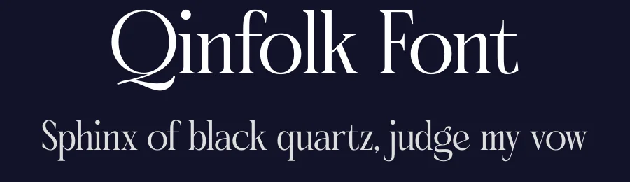 Qinfolk Font by timelesstype.co — Display Font — thumbnail 2
