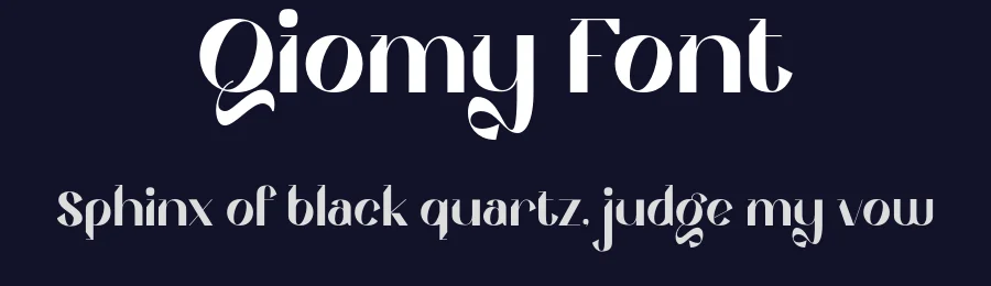Qiomy Font by Sensatype Studio — Display Font — thumbnail 2