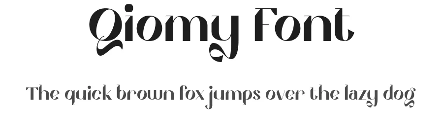Qiomy Font by Sensatype Studio — Display Font