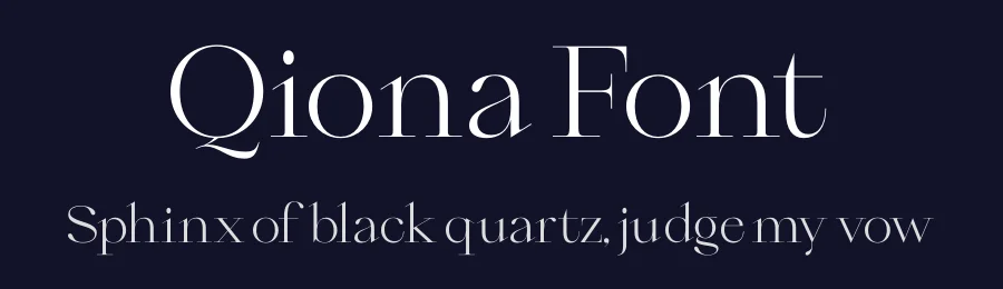 Qiona Font by timelesstype.co — Serif Font — thumbnail 2