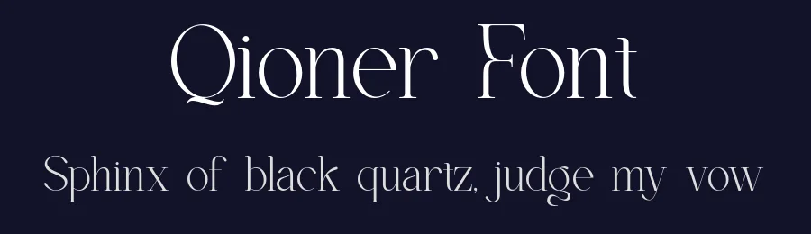 Qioner Font by ErmediaStudio — Serif Font — thumbnail 2