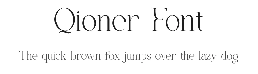Qioner Font by ErmediaStudio — Serif Font