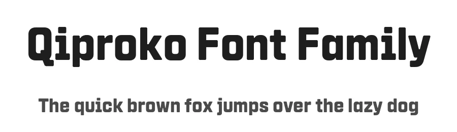 Qiproko Font Family by Nootype β Sans Serif Font