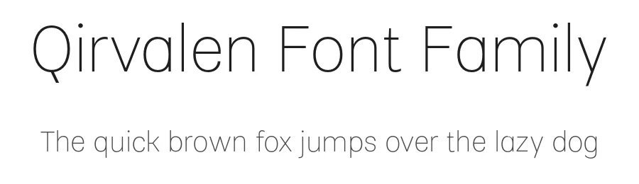 Qirvalen Font Family by Propertype — Sans Serif Font