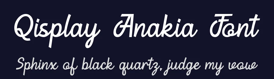 Qisplay Anakia Font by timelesstype.co — Display Font — thumbnail 2