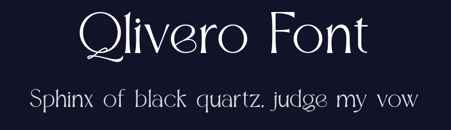 Qlivero Font by ErmediaStudio — Serif Font — thumbnail 2