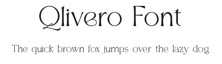 Qlivero Font by ErmediaStudio — Serif Font