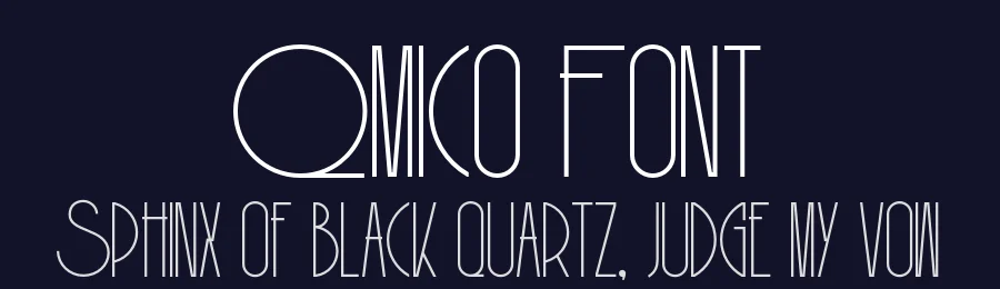 Qmico Font by roomspace.cl — Decorative Font — thumbnail 2