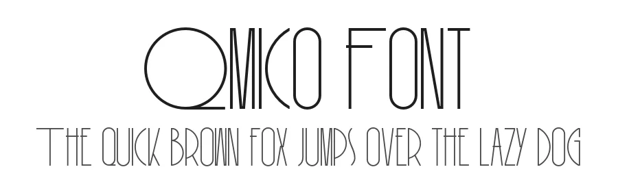 Qmico Font by roomspace.cl — Decorative Font