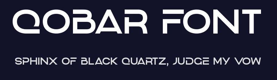 Qobar Font by Vroz Studio — Sans Serif Font — thumbnail 2