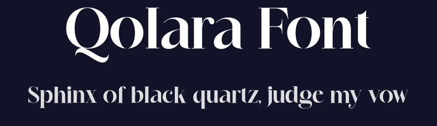 Qolara Font by Vampstudio — Serif Font — thumbnail 2