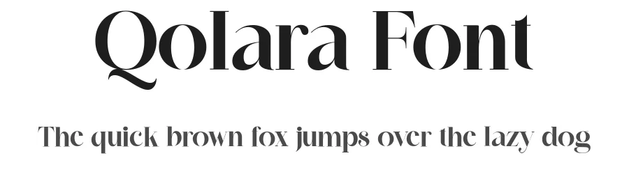 Qolara Font by Vampstudio — Serif Font