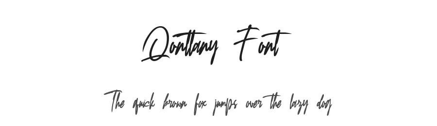 Qonttany Font by Inviline.co — Script Handwritten Font