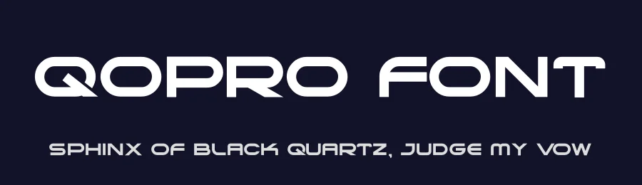 Qopro Font by hayoyuka8 — Display Font — thumbnail 2