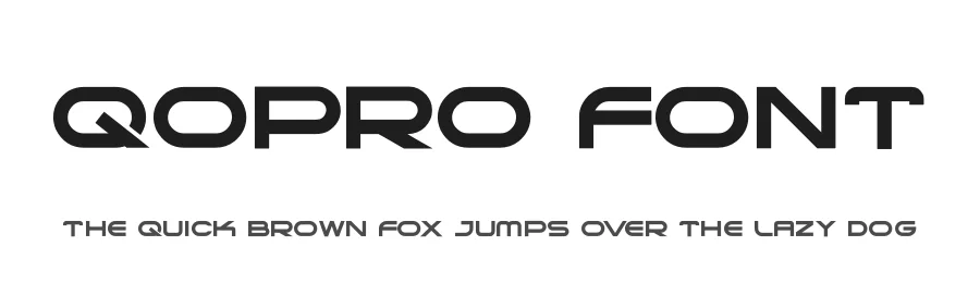 Qopro Font by hayoyuka8 — Display Font