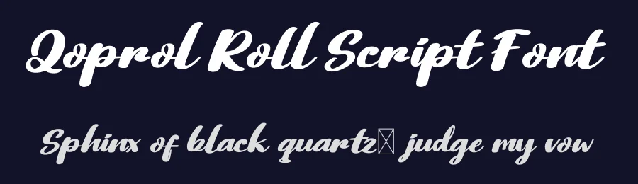 Qoprol Roll Script Font by twinletter — Script Handwritten Font — thumbnail 2