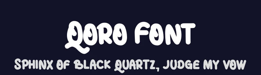 Qoro Font by lasteypestudio — Decorative Font — thumbnail 2