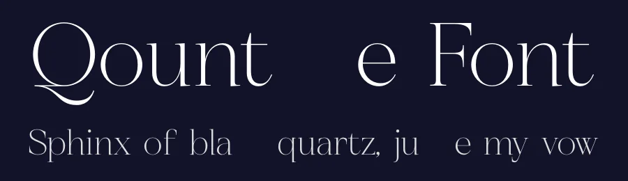 Qountage Font by Second Son Radiance — Serif Font — thumbnail 2