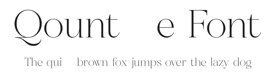 Qountage Font by Second Son Radiance — Serif Font