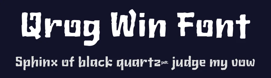 Qrog Win Font by productype — Decorative Font — thumbnail 2