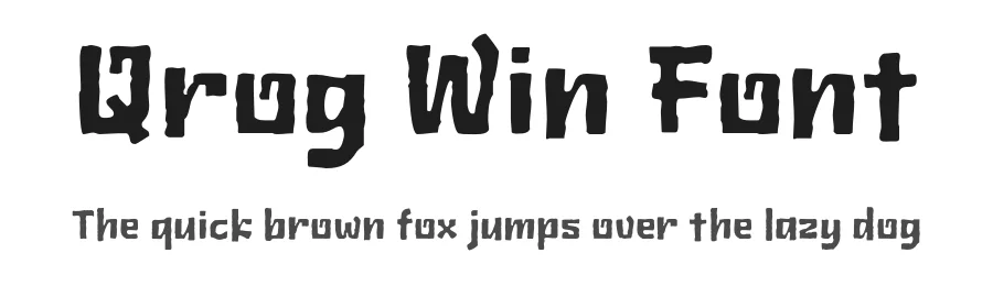 Qrog Win Font by productype — Decorative Font
