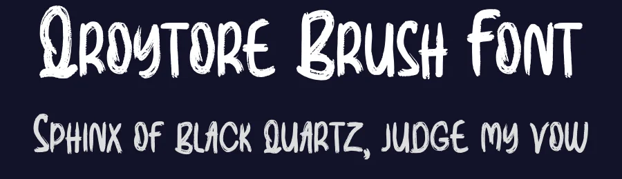 Qroytore Brush Font by Dhabee — Script Handwritten Font — thumbnail 2