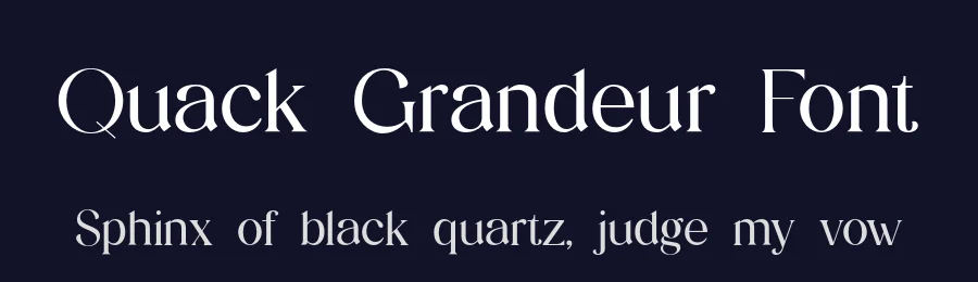 Quack Grandeur Font by UICreative — Serif Font — thumbnail 2