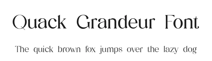Quack Grandeur Font by UICreative — Serif Font