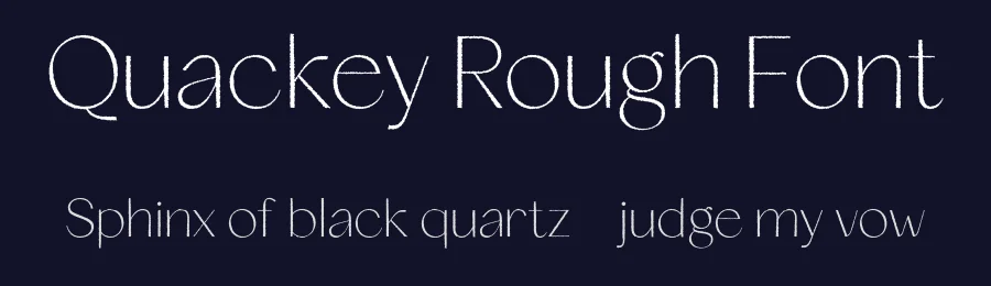 Quackey Rough Font by craftsupplyco — Sans Serif Font — thumbnail 2