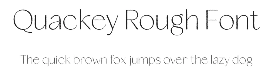 Quackey Rough Font by craftsupplyco — Sans Serif Font