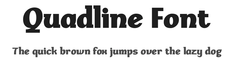 Quadline Font by roomspace.cl — Decorative Font