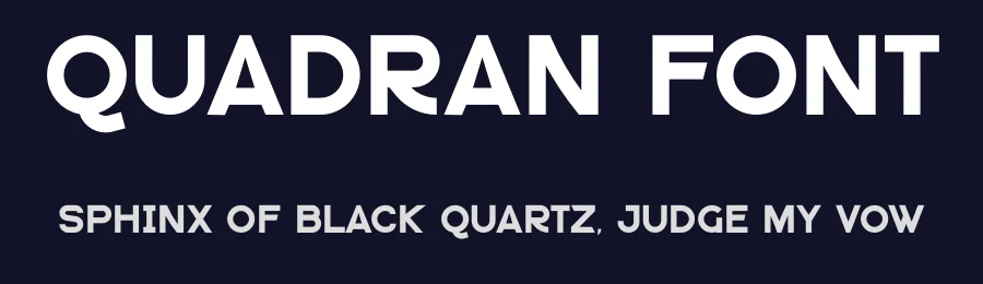 Quadran Font by MasyafiStudio — Sans Serif Font — thumbnail 2