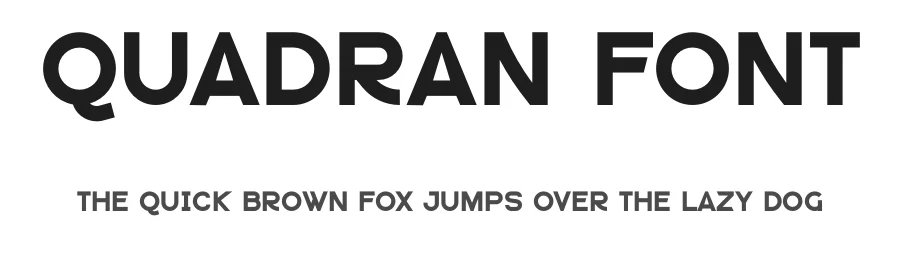 Quadran Font by MasyafiStudio — Sans Serif Font