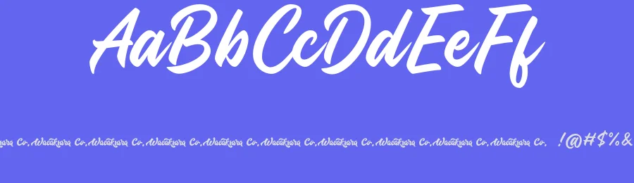 Quadrone Script Font by Wacaksara Co. — Script Handwritten Font — thumbnail 3
