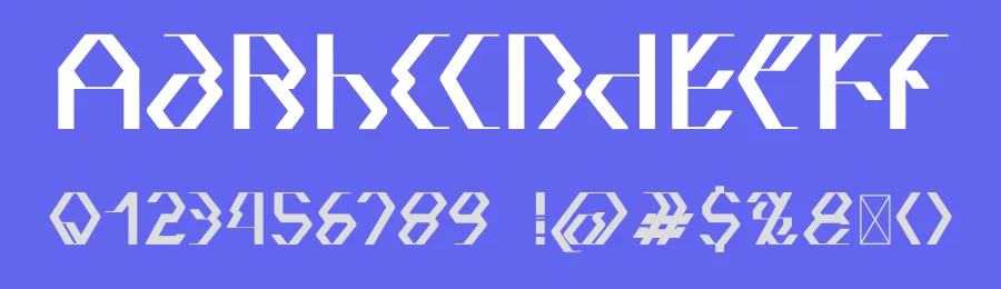 Quadtron Display Font by Dhabee — Decorative Font — thumbnail 3