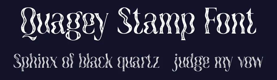 Quagey Stamp Font by craftsupplyco — Display Font — thumbnail 2