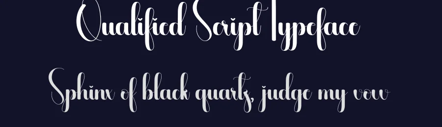 Qualified Script Typeface by andikastudio — Script Handwritten Font — thumbnail 2